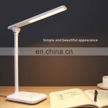 Flexible Hotel Led Desk Reading Book Light Dimming Lamp With Usb Charging Port Office Desk Foldable Lamp Touch Control photo-3