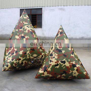 Wholesale Laser Tag Paintball Bunker Equipment Inflatable Camouflage Barriers Bunkers For Sale photo-6