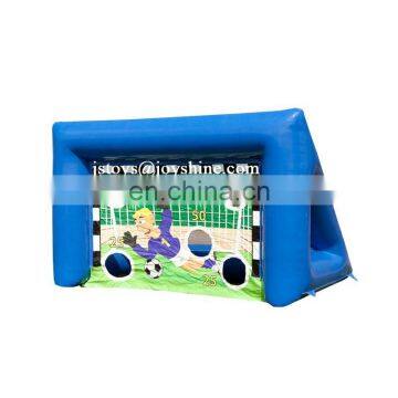 Just Fun Soccer Shootout Game Portable Inflatable Football Shooting Target Post Gate Inflatable Football Goal For Sale