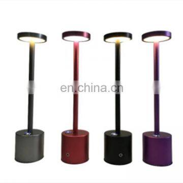 DDP Terms Wholesale Minimalist Restaurant Cordless Led Table Lamp Touch Dimmable Decoration Modern Table Lamp photo-2