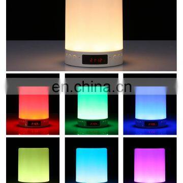 DDP Shipping Wholesale Multifunction Smart Bluetooth Speaker Night Light Colorful Music Player Touch Table Lamp photo-4