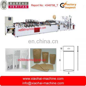 High-speed Three Side Sealing Stand-up Zipper Bag Making Machine