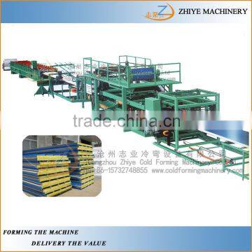 Aluminum Composite Sandwich Panel Production Line/automatic EPS Steel Roofing Sandwich Sheet Making Machine photo-4