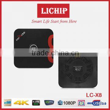 Smart Android 4K A80 Chip H.265 3D USB3.0 LC-A80 TV Box photo-6