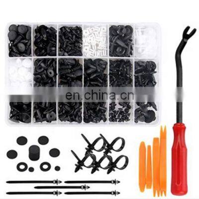 Hot Sale 415PCS cartridge clip kit suitable for door plate of motor with inner bumper clip Box fastener