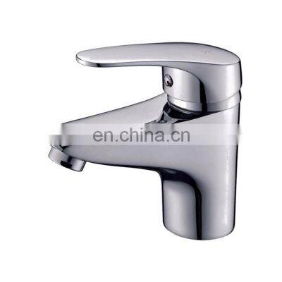 304 Stainless Single gaobao factory best price chromed plated single cold basin faucet