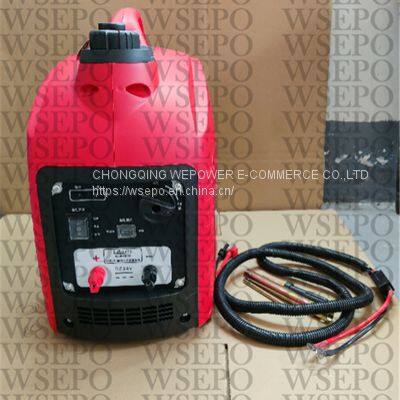 Wse2000 2kw 24V Portable Sound-Proof Automatic Start Smart DC Battery Charger Charing Generator Used for Ebike Evehcle Packing Air Condtioner photo-4