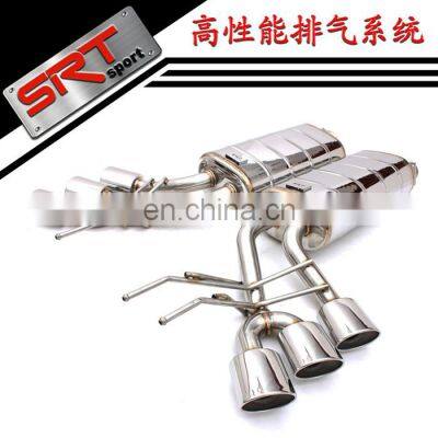 Super Racing Tailpipe Flexible Exhaust Pipe for Mercedes Benz G Class Auto Exhaust System Cat Back With Quad Double Tip