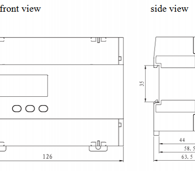Elecnova PD195Z-E31 DC Industrial Control System Din Rail Installation RS485 Data Monitoring Analyzer Digital Power Meter photo-5