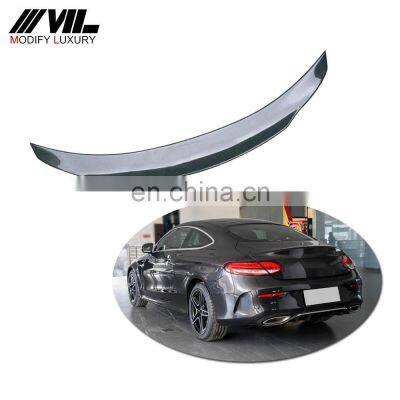 Carbon Fibre Duck Tail Spoiler for Mercedes Benz C200 C205 C300 C350 C43 W205 C63 AMG Coupe 2015-2019