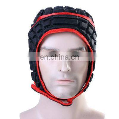 Factory Wholesale Soft Shell Protective Football Helmet Karate Boxing Head Guard Oem Safety Helmet Rugby Cap