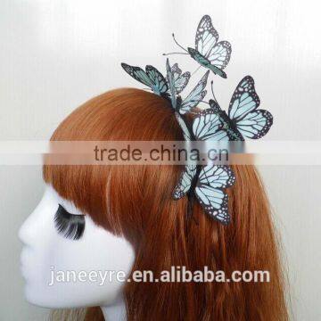 New Coming Cloth Simulation Butterfly Headband For Grils