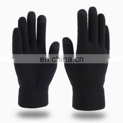 Autumn and winter men and women warm, touch screen windproof all thickened sports glove