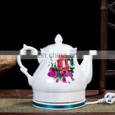 Rose Veins 1.5L Ceramic Electrical Tea Kettle