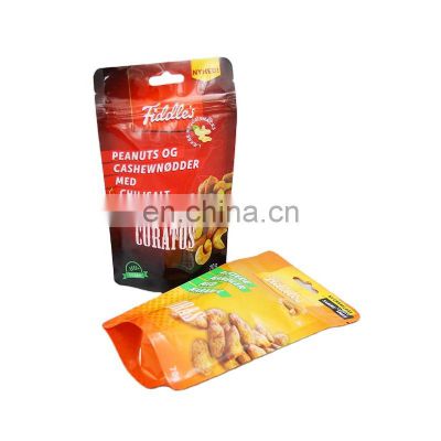 OEM zip lock bag food mylar foil zip lock aluminum foil bag for nuts spice dry fruit food packaging