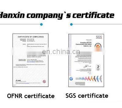 Hanxin High Tensile Strength Outdoor Fiber Optic Cables GYTC8A Figure 8 Optical Fibre Cable photo-4