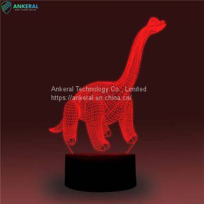 Factory Best Sellers Dinosaur 3D Night Light APP Control for Boys photo-3