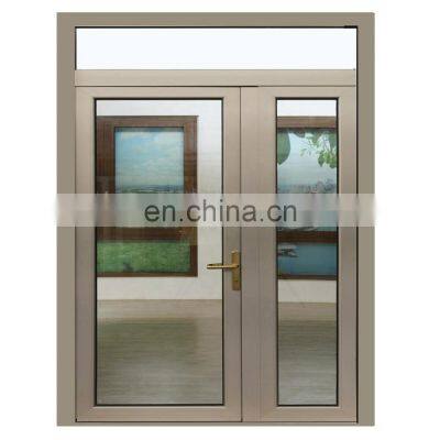 Wind Proof Bullet Proof Security Dooraluminium LOW-E Laminated Glass Door