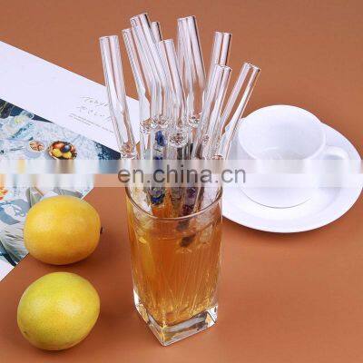 Unique Creativity Branded Christmas Party Valentines Day Reusable Crystal Eco Glass Straws