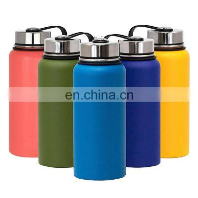 32oz Powder Coated Double Wall Insulated Vacuum Stainless Steel Water Bottle photo-5