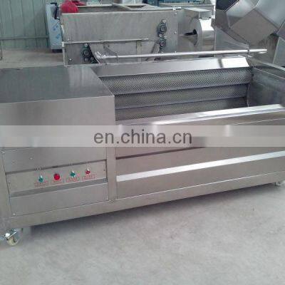 Automatic Potato Chips Cleaning Peeling and Cutting Machine Auto Commercial Chip Washing Slicing Peeler Machines Price for Sale photo-2