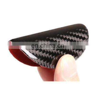 Suitable for 14-18 Toyota Tantu mid-control water cup holder panel stickers real carbon fiber soft 5-piece set