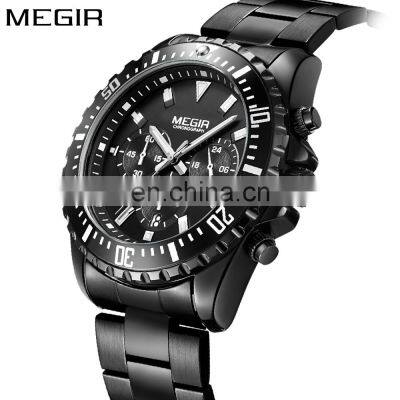 Megir 2064 Men Quality Sports Watches For Sale Chronograph Stainless Steel Quartz Watchonline photo-4