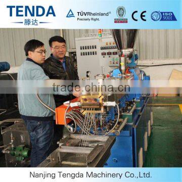 Nanjing PVC Plastic Processed Compounding Screw Extrusion Machine