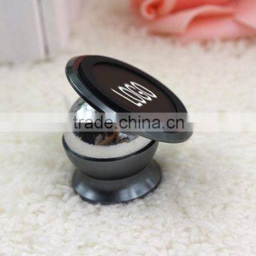 Magnet 360 Rotating Magnetic Funny Cell Phone Holder for Desk Magnetic Car Mount Stainless Steel Metal Stand Cell Phone Holder photo-5