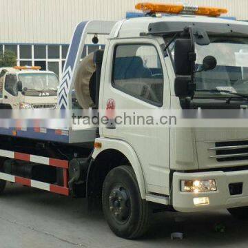 Dongfeng flat bed tow wrecker truck