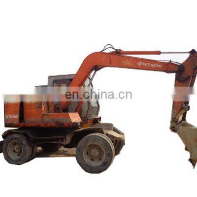 Original condition 6ton hitachi used wheel excavator ex60 ex60wd