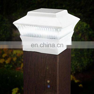 Outdoor IP65 Waterproof Decoration Lighting Post Pillar Lamp LED With Solar Garden Light photo-5