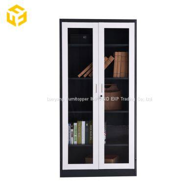 Furnitopper Full Glass Door Metal File Cabinet photo-2