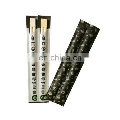 Eco-Friendly Design Paper Covered Disposable Bamboo Twins Chopsticks