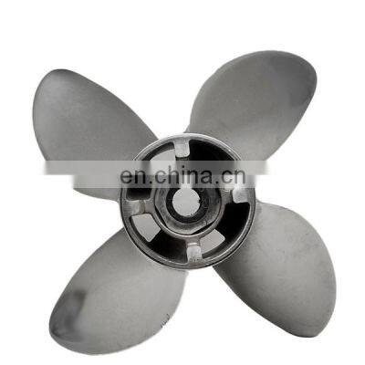 Aluminum Outboard Engine Custom 4 Blade Propeller photo-4
