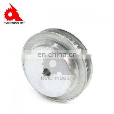 CNC Machining Aluminium Belt Pulley and Flat Belt Pulley and Timing Pulley photo-3