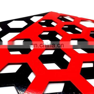 Factory Manufacturer Aluminium Powder Coating Hexagon Hole Punch Mesh