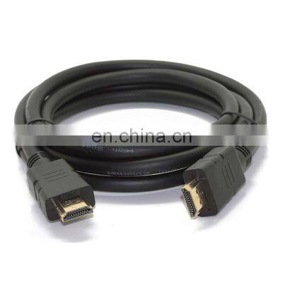 Hot Selling 2160P 3D high resolution black HDMI cable 60HZ at 18gbps with high speed Ethernet for HDTV PS3/4 computer projector