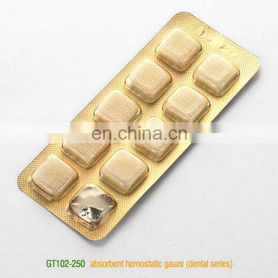 Factory Price Sterile Soluble Combat Absorbent Hemostatic Gauze