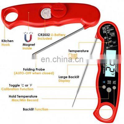 Newest 2-3S Quick Read Waterproof Digital Thermometer for BBQ photo-2