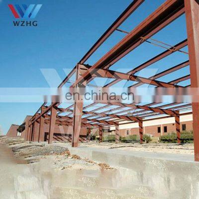 Cheap Freight Large Span Steel Structure Workshop/warehouse Prefabricated Steel Structural Warehouse In Ghana