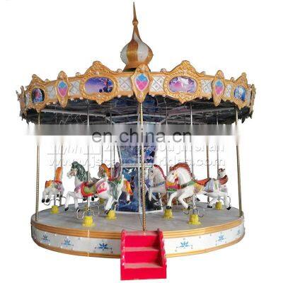 Hot carousel amusement equipment for kiddie carousel attractions merry go round rides for sale