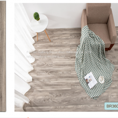 Laminated Plastic Floor Tile Clip Wood Grain Floor Tile Marble Floor Refurbished Straight Spread Quick SPC Floor