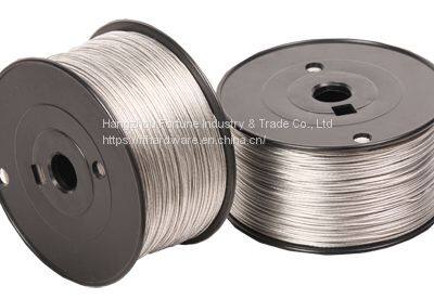 Plastic coated picture frame hanging wire