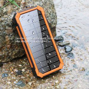 Hot-selling Waterproof Solar Mobile Power PD Fast Charge 30000 MA Mountain Lighting Wireless Power Bank photo-2