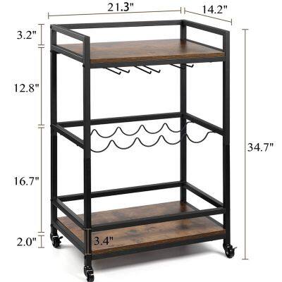Multi-purpose Kitchen Storage Cart photo-3