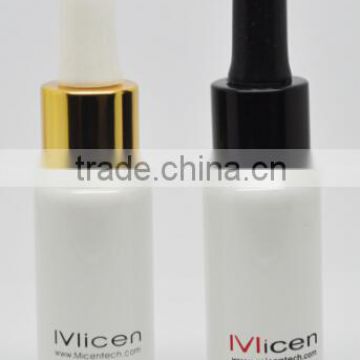 10ml painting white glass bottle with aluminium dropper