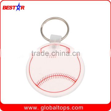 Best selling high quality Promotional Plastic Key Tag in Ball Shape