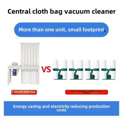 CNC Router Cyclonic Woodworking Wood Saw Dust Pump Double Bag Pocket Extractor Vacuum Collector photo-4