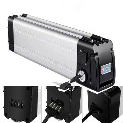 Custom Silver Fish Battery 36V 48V 52V 15Ah 18Ah 20Ah Lithium Ion Ebike Battery for 500W 1000W 1500W Electric Bike photo-3